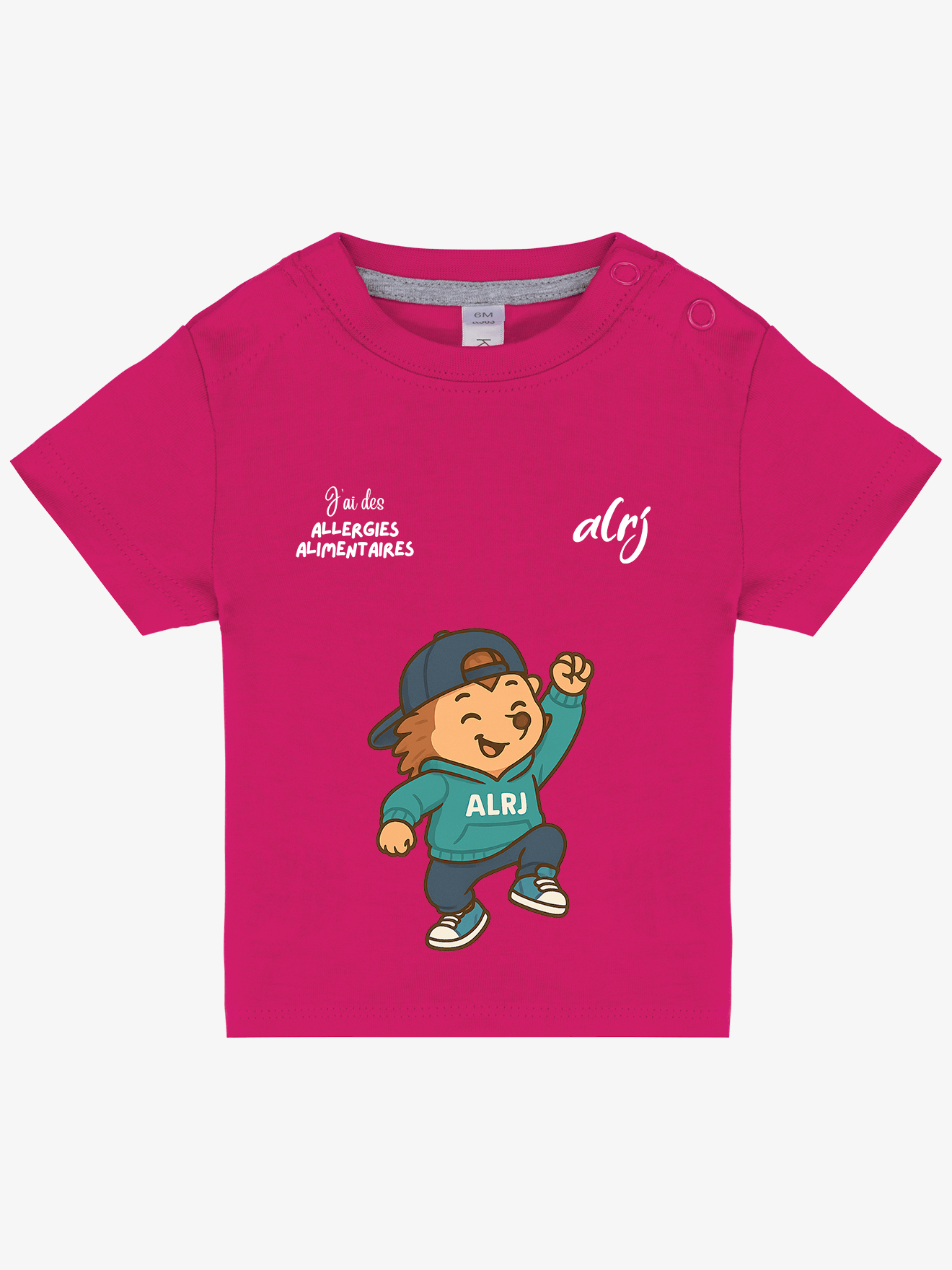 T-shirt 3/36 mois de prévention des allergies alimentaires - casquette