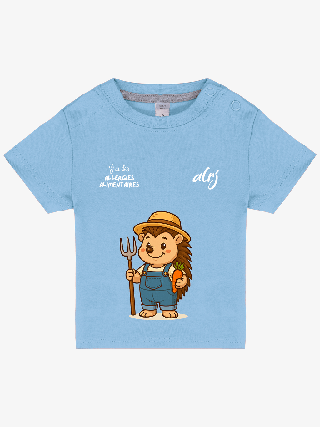T-shirt 3/36 mois de prévention des allergies alimentaires - fermier