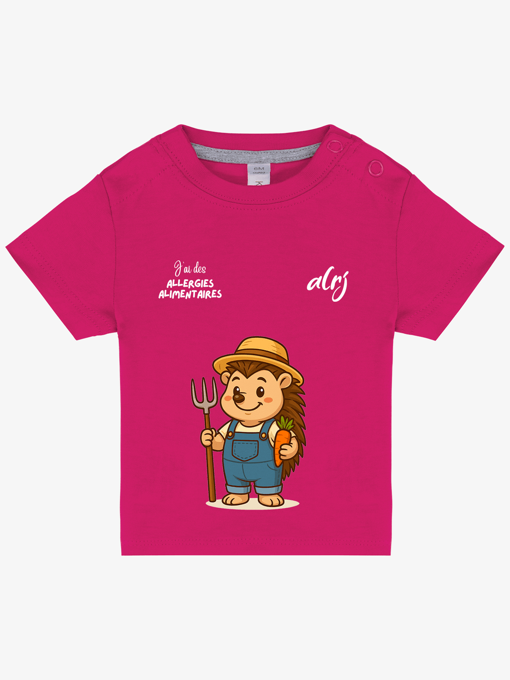 T-shirt 3/36 mois de prévention des allergies alimentaires - fermier