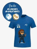 T-shirt 6-14 ans de prévention des allergies alimentaires - avec symboles - alrj.fr