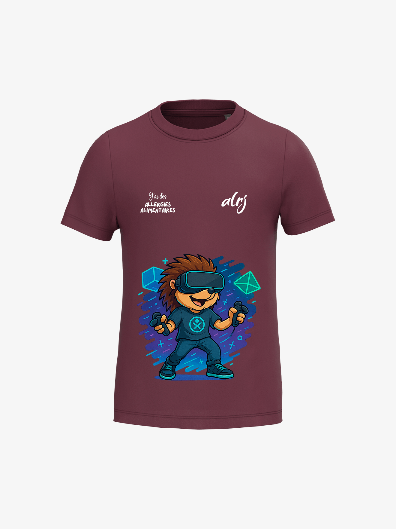 T-shirt 6-14 ans de prévention des allergies alimentaires - VR