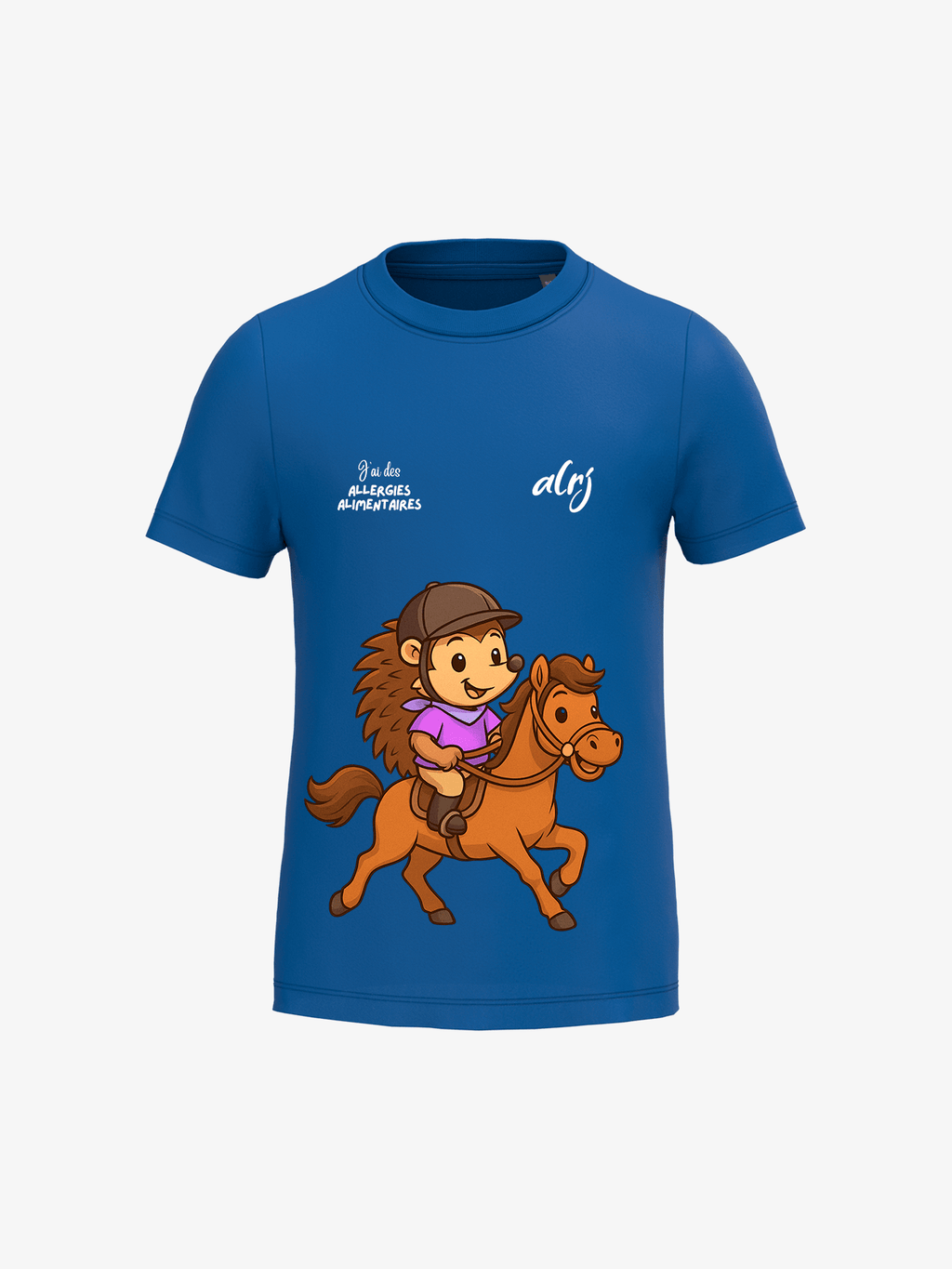 T-shirt 6-14 ans de prévention des allergies alimentaires - équitation