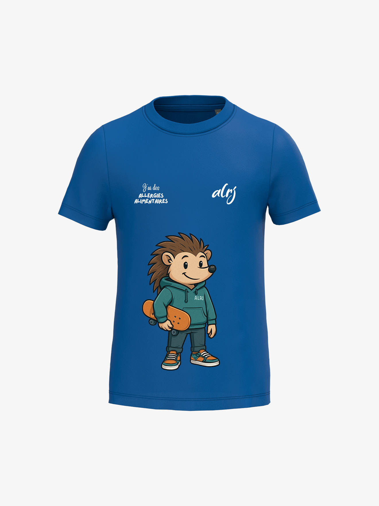T-shirt 6-14 ans de prévention des allergies alimentaires - skate