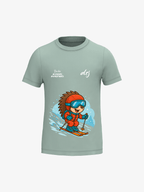 T-shirt 6-14 ans de prévention des allergies alimentaires - ski