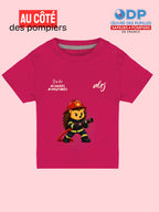 T-shirt de prévention des allergies alimentaires 3/36 mois - Pompier alrj