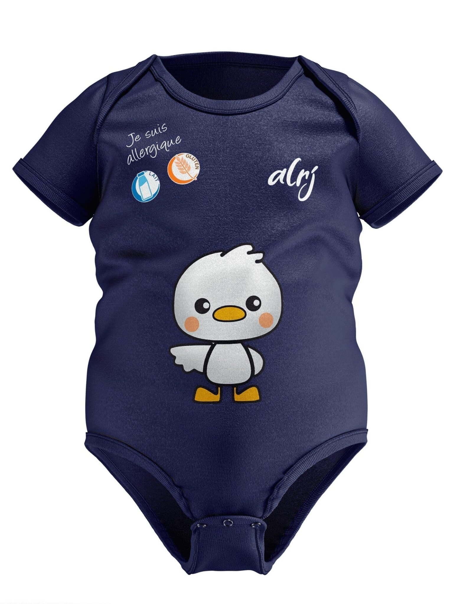 Body bébé allergies alimentaires poussin