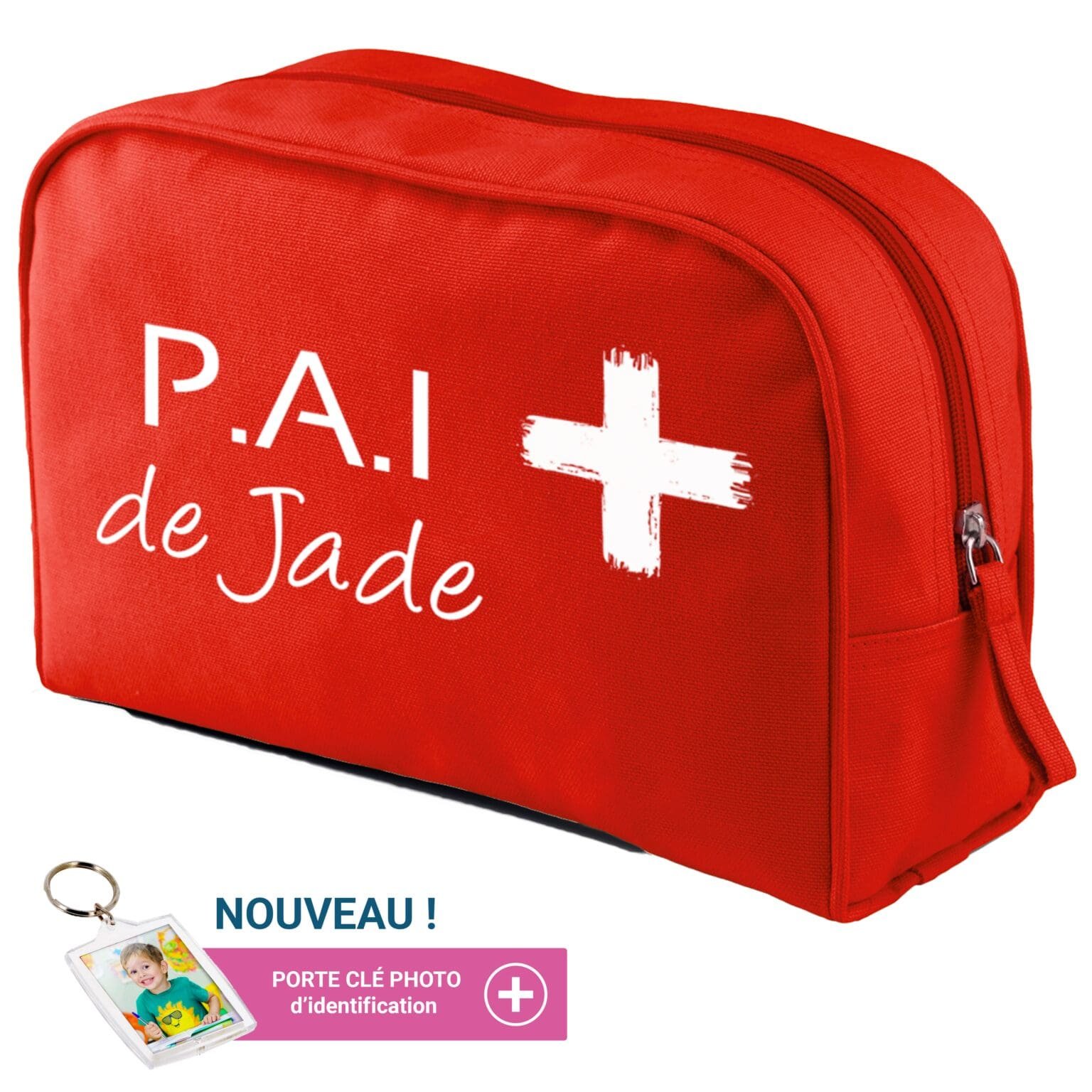 trousse pai pour les enfants ayant des allergies alimentaires avec porte clé