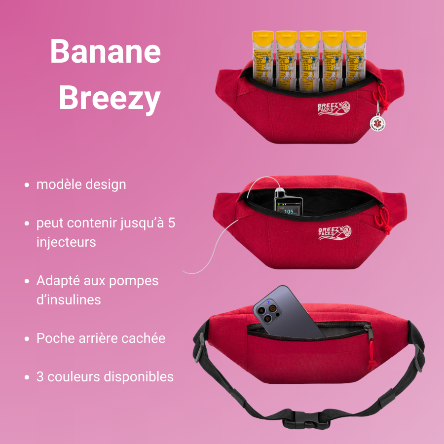 banane breezy permettant de conserver l'adrénaline et l'insuline