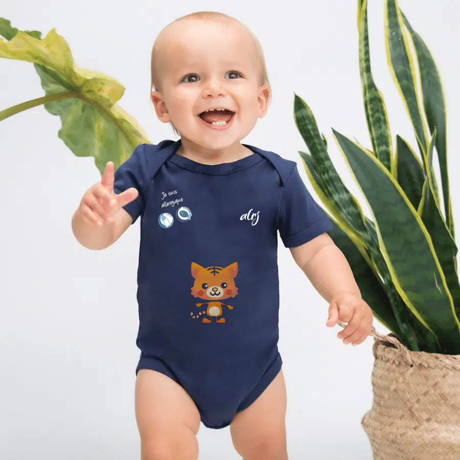 body bébé de prévention des allergies alimentaires