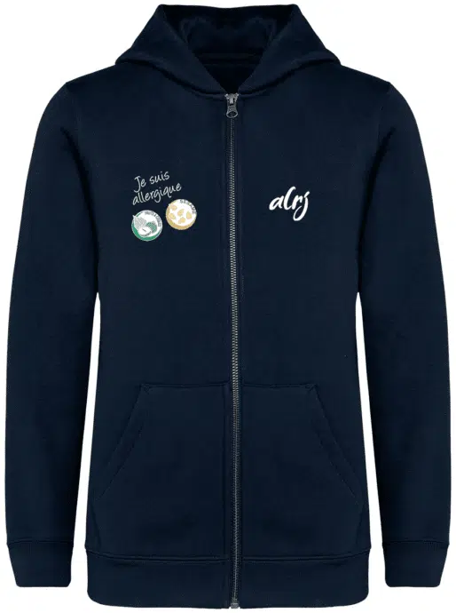 sweatshirt enfant de prévention des allergies alimentaires