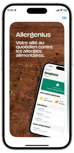allergenius appli allergie alimentaire