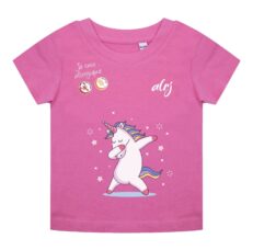 t-shirt bébé allergie rose motif licorne