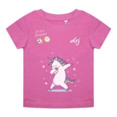 t-shirt bébé allergie rose motif licorne