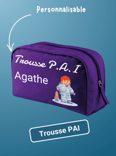 Trousse pai personnalisable pour enfant allergique